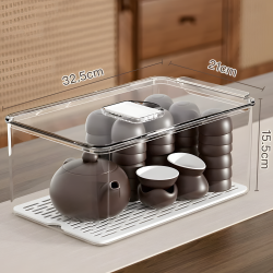 Plastic Food Container With Strainer